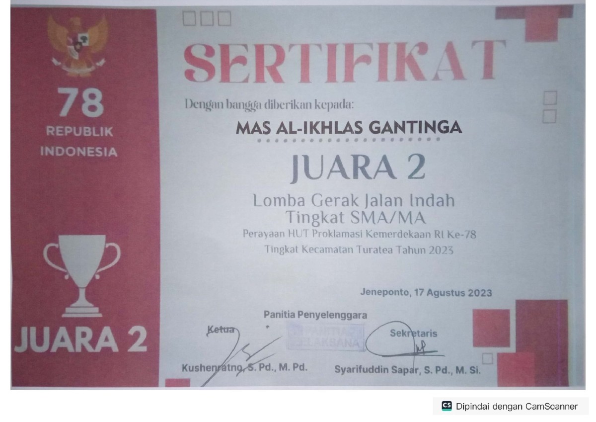 Juara 2 Lomba Gerak Jalan Indah